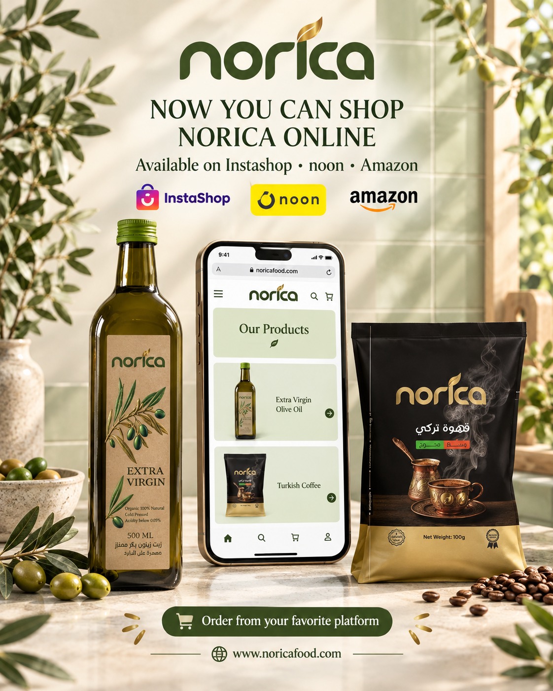 Shop Norica on Your Favorite Platforms