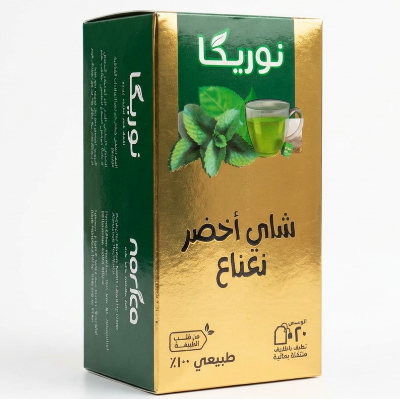 Green tea with mint